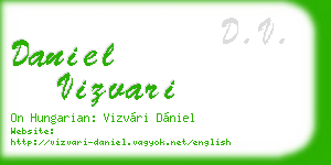 daniel vizvari business card